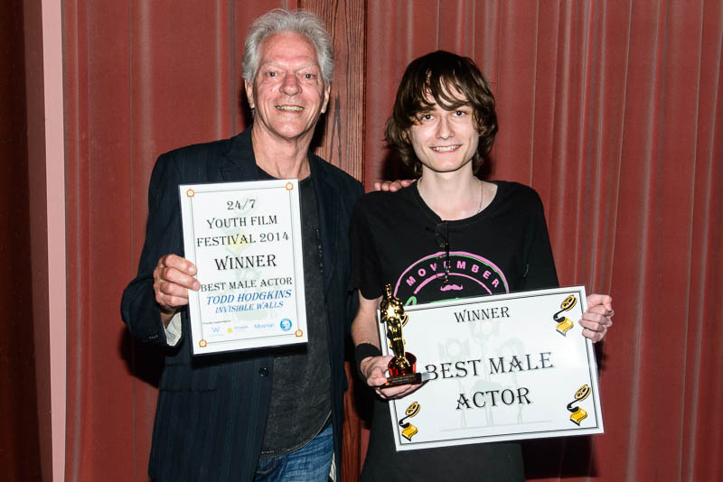 This year’s Best Male and Best Female Actor awards went to Todd Hodgkins (Invisible Walls) and Claire Stokes (Stew)