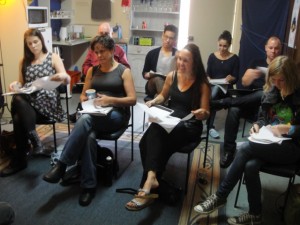American Accents and Dialects Masterclass students